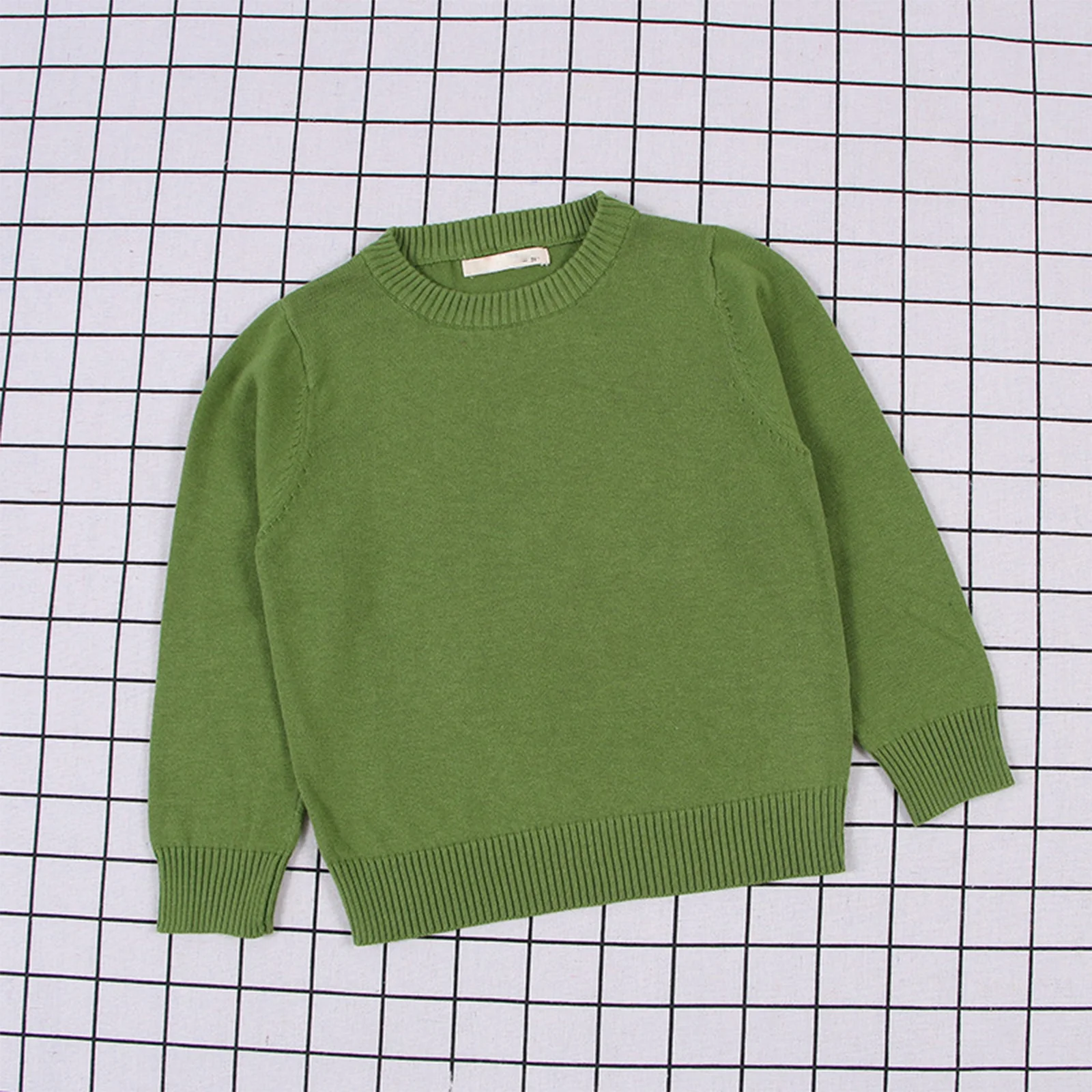 Jersey infantil de punto suave – Algodón manga larga para otoño invierno - imagen 3