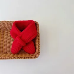Calentador de cuello de punto para bebé a prueba de viento