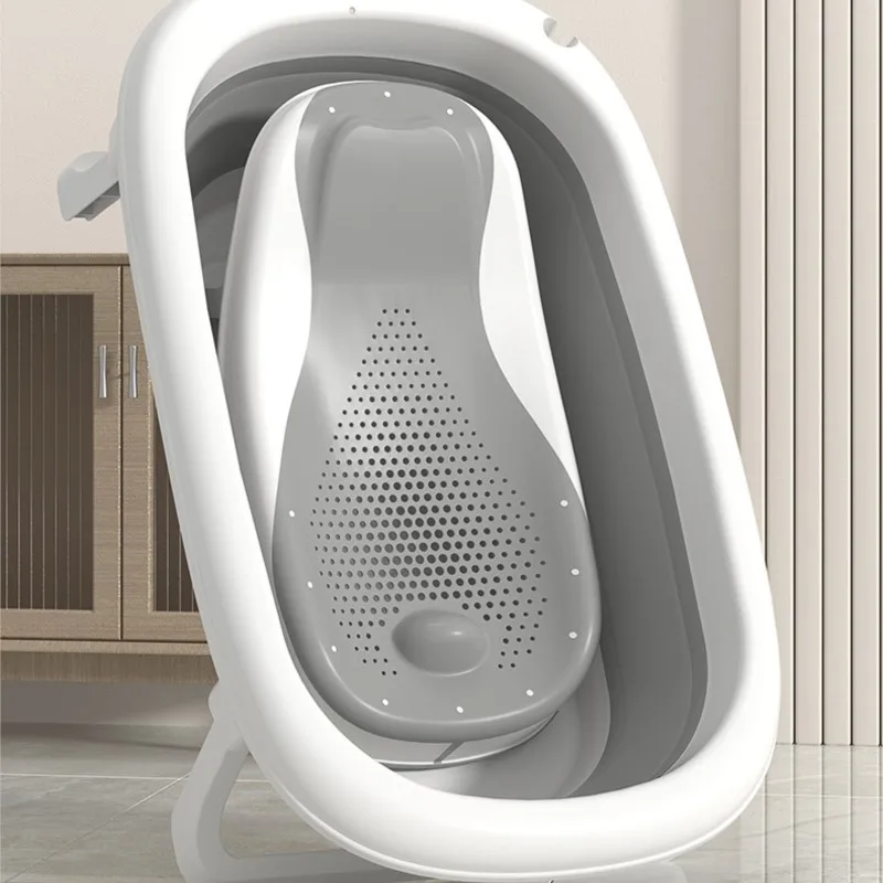 Lazychild-Juego de bañera plegable para bebé, ropa de bebé, lavadora, bañera para bebé, juego de seis piezas, caja de regalo, cosas para bebé, Babybad - imagen 2