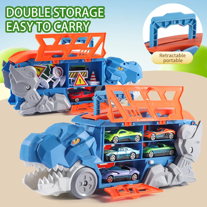 Coche-juguete de aleacion con dinosaurio Morphed para peques - imagen 2