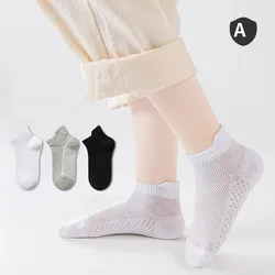 3 pares por lote MILANCEL calcetines de verano para niños 3-18T calcetines deportivos de malla ventilados para niños calcetines tobilleros finos de Color sólido para niñas