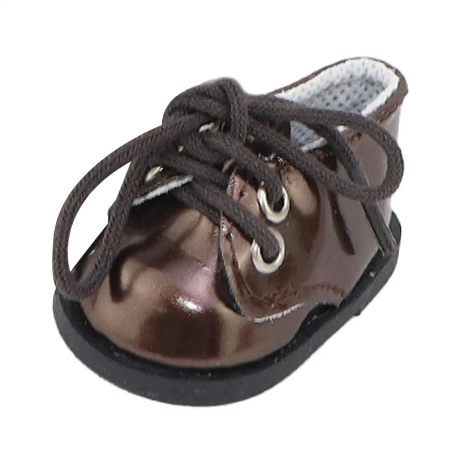 Doll Shoes Doll PU Leather Shoes Keychain Doll Accessories Handmade Scene Photo