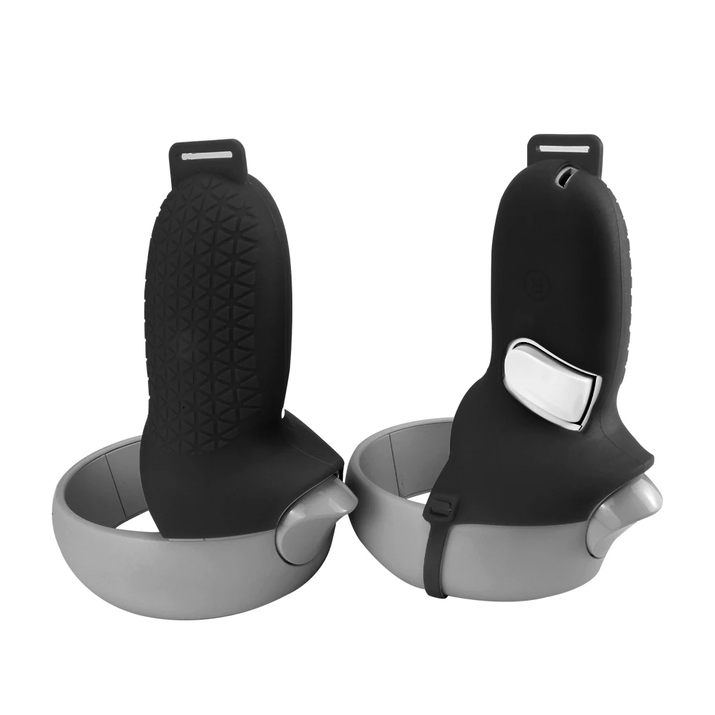 Cubierta de silicona para MANGO de VR, cubierta protectora para controlador de medio controlador, para Oculus Quest 2