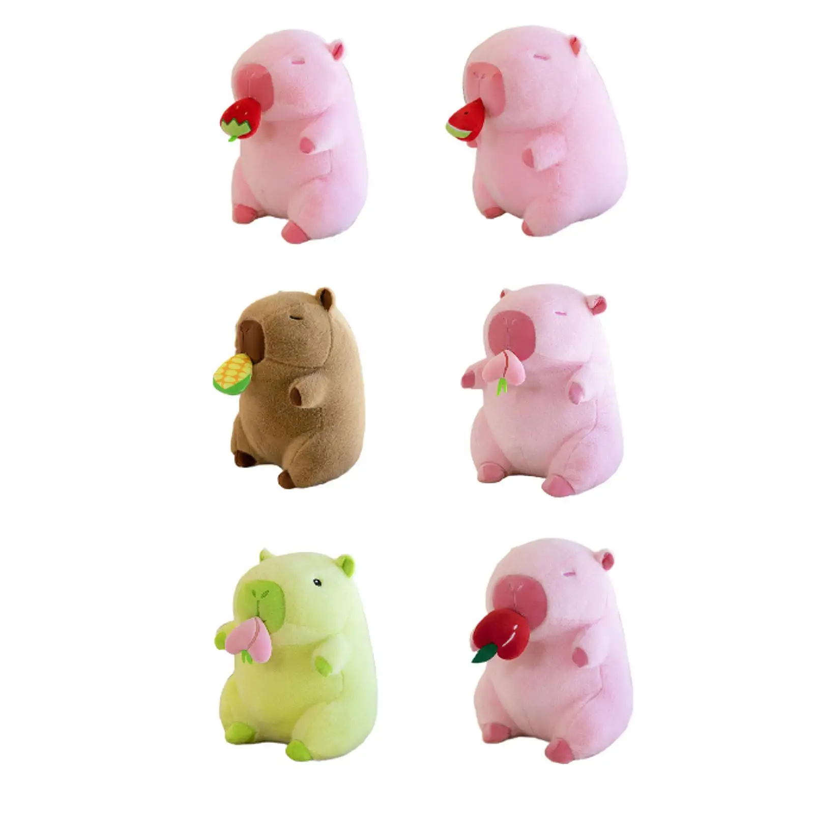 Cute Capybara Stuffed Animal Collectible Soft Kids Room Decor Stuffed Animals