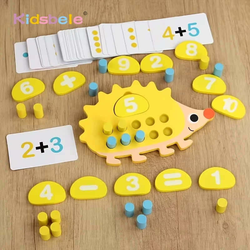 Juego educativo de matemáticas con erizo – Conteo y resta para niños - imagen 3