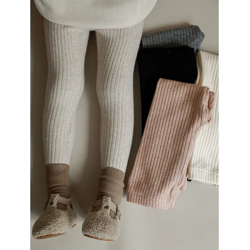 Leggings suaves para niñas, nuevos pantalones de primavera y otoño, pantalones ajustados elásticos informales para niños - imagen 4