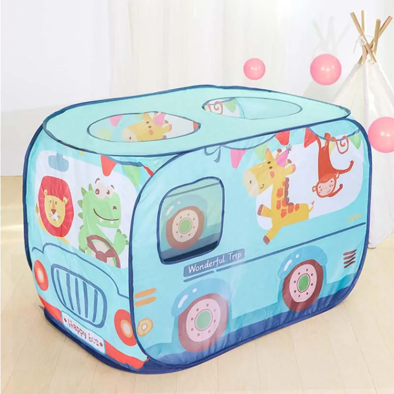 Carpa de juegos plegable con piscina de bolas para bebés - imagen 3
