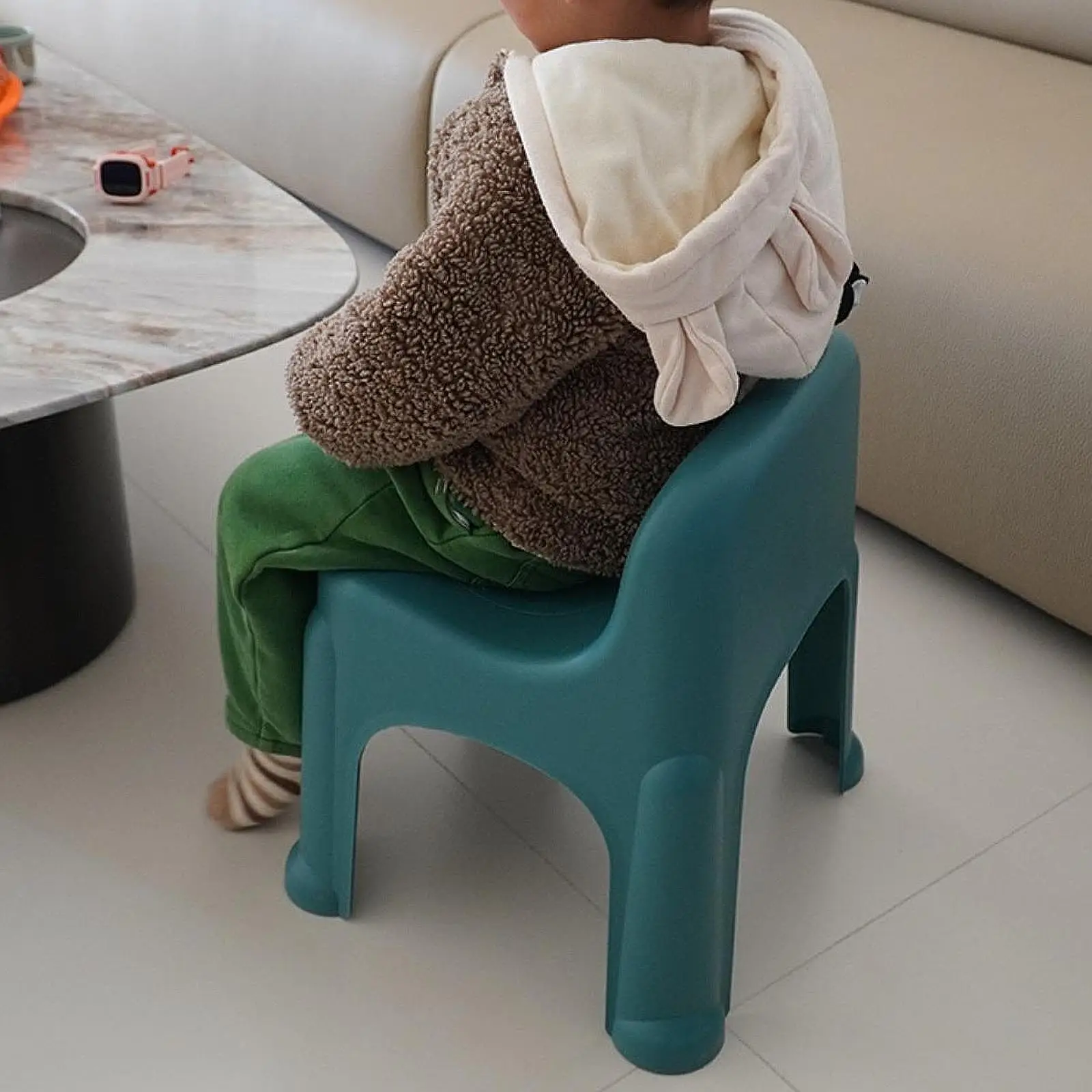 Toilet Stool Squat for Bathroom Compact Seniors Elderly Anti Slip Toilet Step Stool