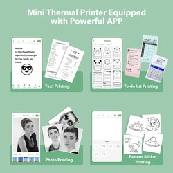 Mini impresora Bluetooth sin tinta para niños – Térmica inalámbrica