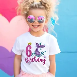 Camiseta estrella de mar para niña - suave algodón y cumpleaños