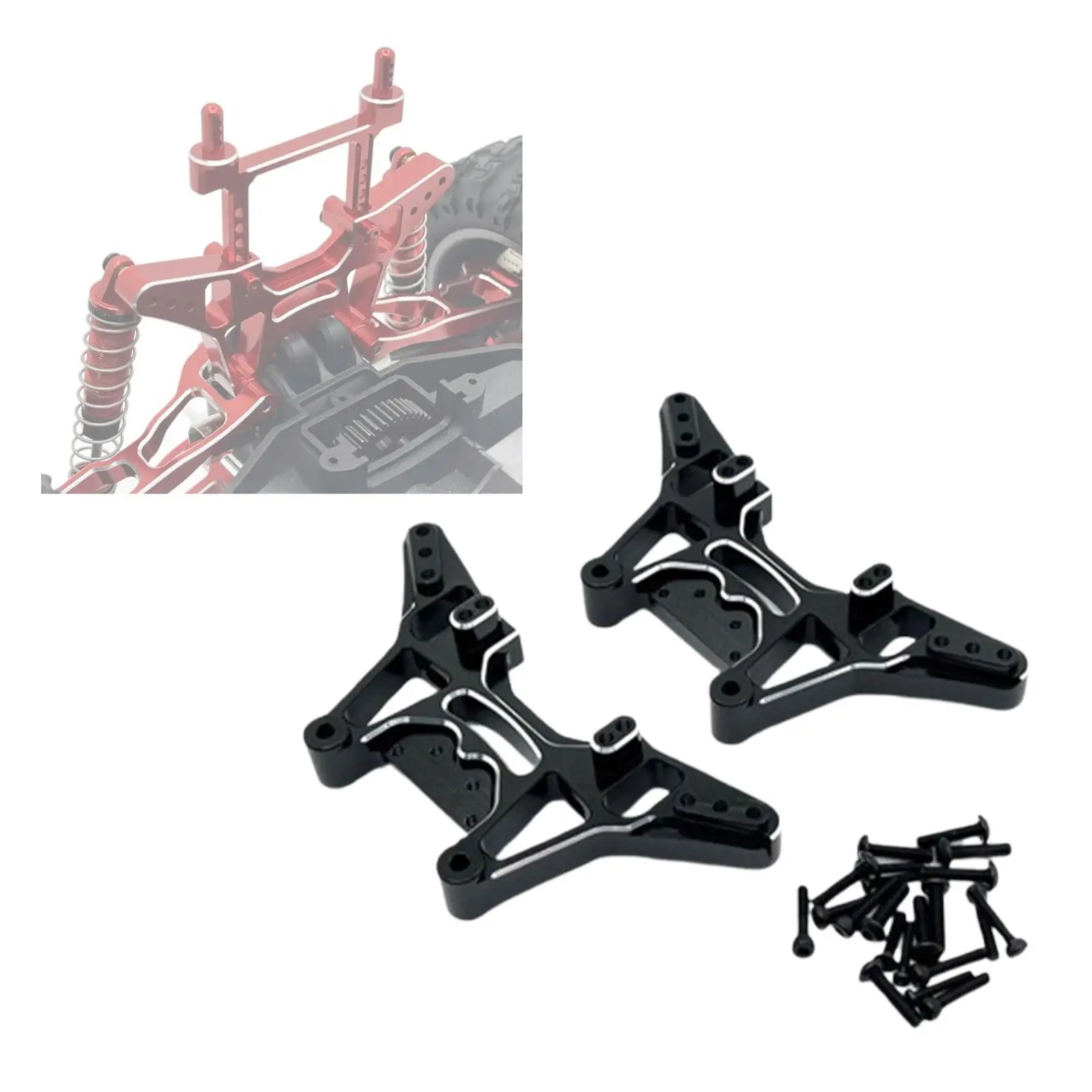 2Pcs RC Car Shock Absorbers Bracket Sturdy for UD1202 UD1201 1:12 Scale RC