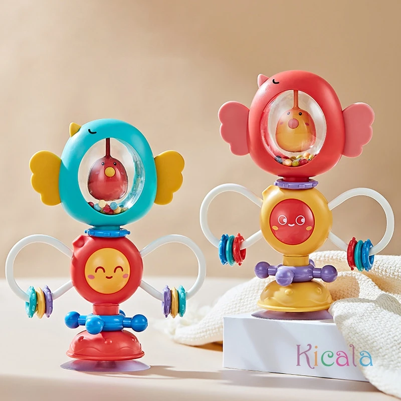 Juguete de baño con ventosa giratoria para bebés interactivo