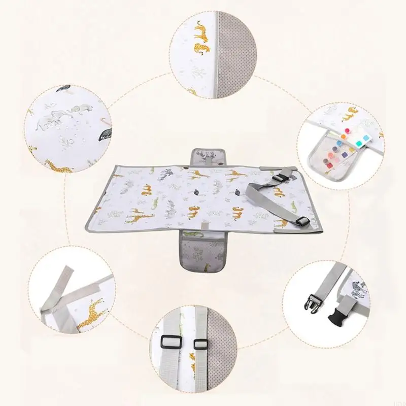 D7YD Portable Avión Infantil Extensión asiento Pad, extender asiento del reposapiés viaje para diseño dibujos - imagen 5