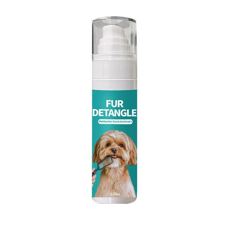 Tangle Free Detangling Anti Static Spray for Dog Cats Long Lasting Fluffy Softness Nourishing Hair Conditioning Essence Pet Care
