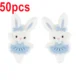 50pcs Pastel blue