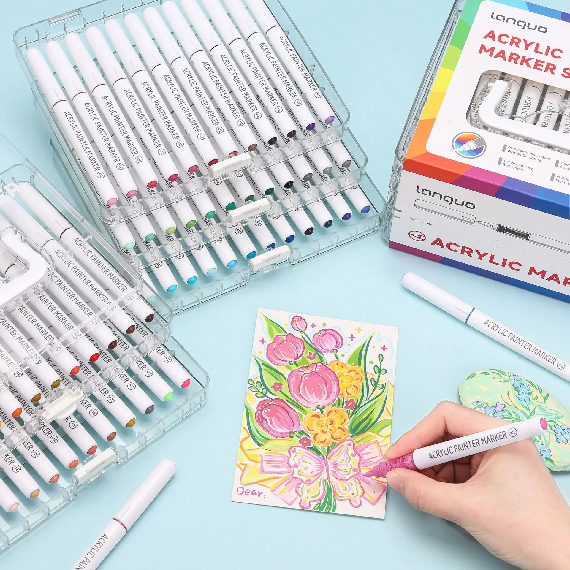 Marcadores de punta suave acuarela sin sangrado para dibujo infantil - imagen 4