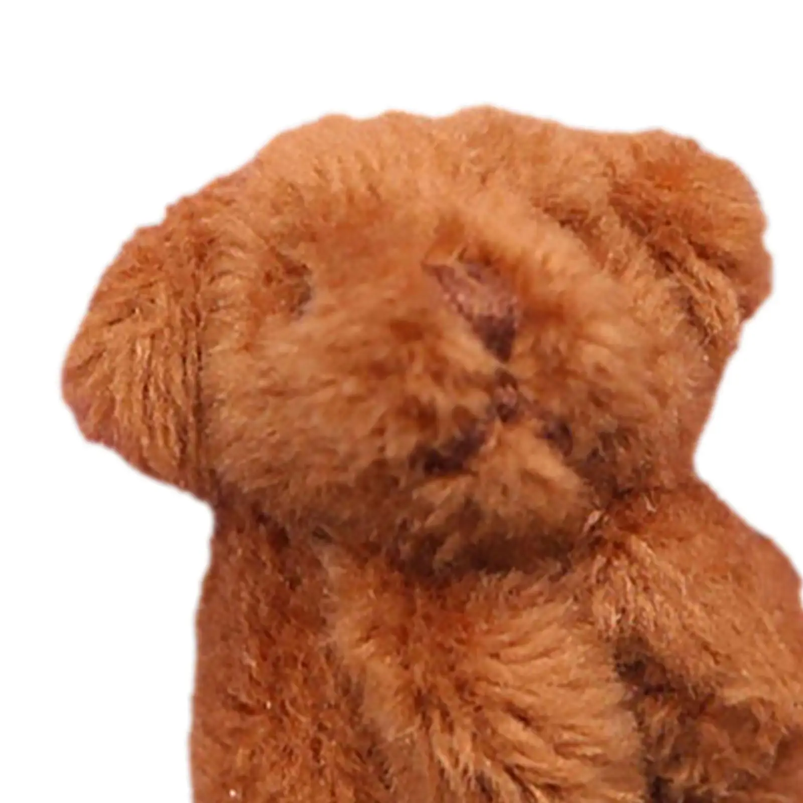 Doll House Animal 1/12 Scale Keychain Party Favor Toys Tiny Bear Doll Cafes Kids Toy Miniature Dollhouse Miniature Plush Doll