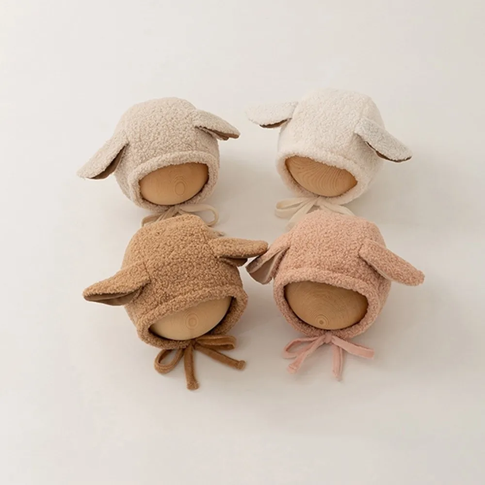 Nuevo lindo orejeras largas gorro a prueba de viento grueso cálido sombrero a prueba de frío Color sólido protección para los oídos sombrero de invierno - imagen 3