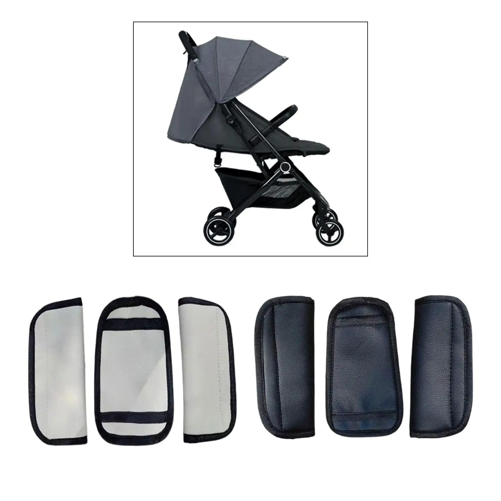 Baby Stroller Shoulder Cover Crotch Cushion for High Chairs Booster Seat Car