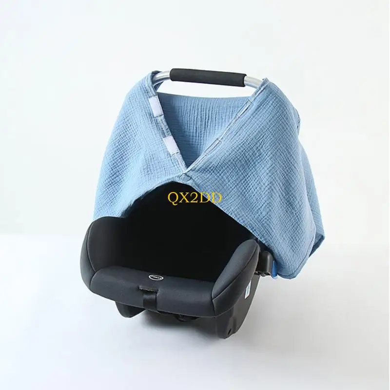 QX2D-funda algodón a prueba viento para asientos bebé, funda para carrito compras para mujeres embarazadas, - imagen 3