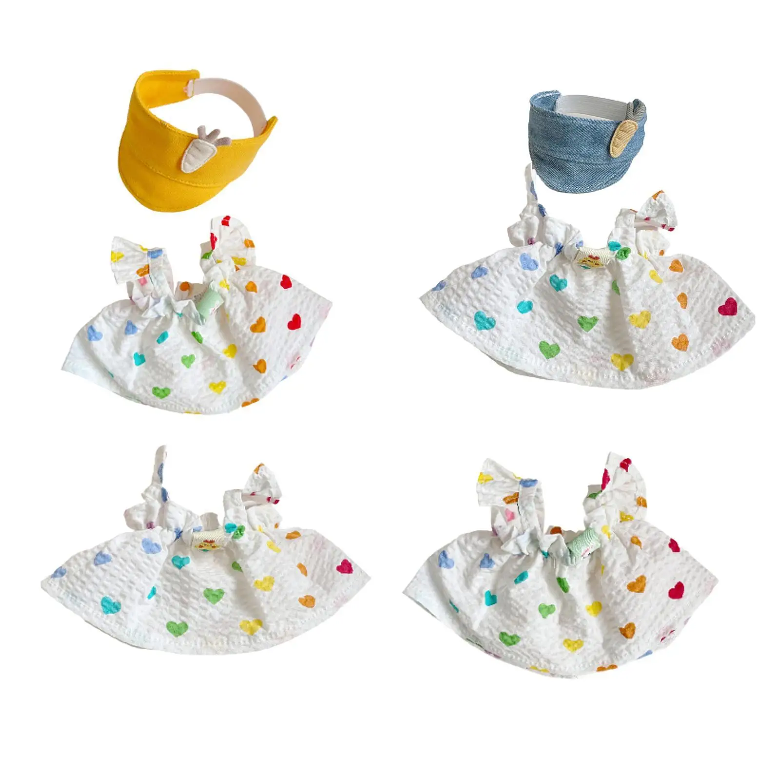 15cm Duck Plush Clothes Creative Cute Accessories Decor Stuffed Duck Clothes 15cm Duck Plush Clothes Creative Cute Accessories Decor Stuffed Duck Clothes