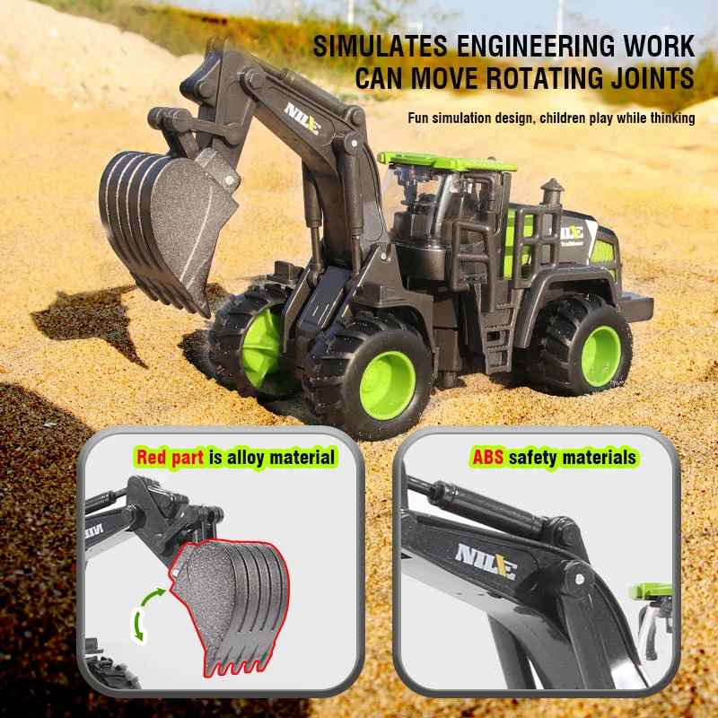 Bulldozer de juguete para niños – Camión de construcción infantil - imagen 2