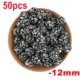 50pcs Black skull