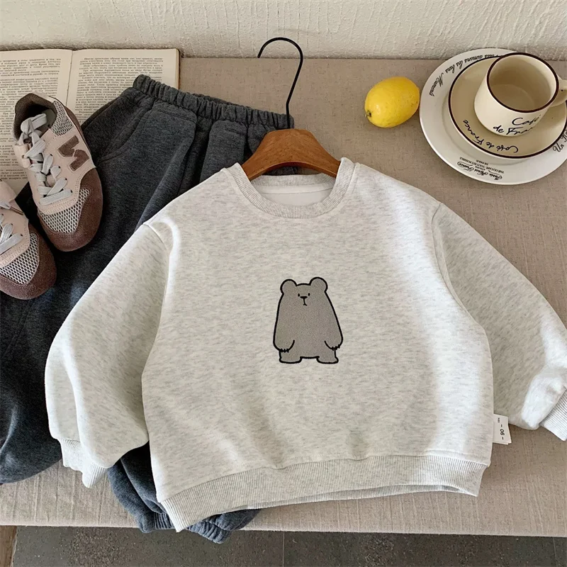 Sudadera de otoño para niño y niña con dibujos animados - imagen 3