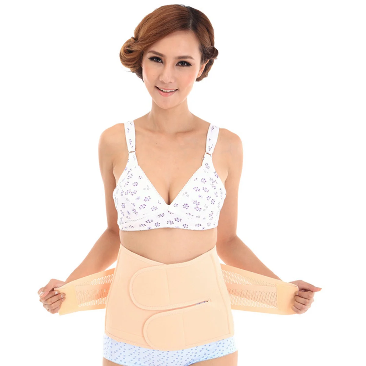 Envoltura del vientre posparto, cinturón de soporte elástico transpirable para adelgazar la cintura, moldeador de recuperación, tamaño M, carpeta Abdominal Postnatal - imagen 3