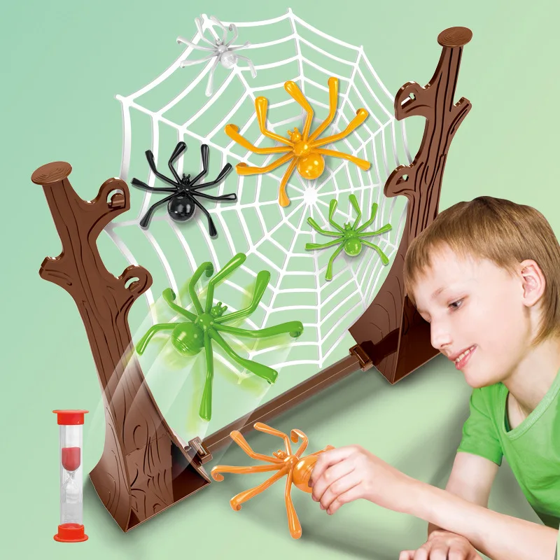 Juegos de mesa de escritorio de araña que rebotan, juego de entretenimiento para fiesta familiar para niños y adultos, regalo de Navidad para niños, divertido juguete educativo que rebota