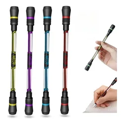 Bolígrafos giratorios para aliviar el estrés, bolígrafo de Gel suave de 0,5 MM para estudiantes de primaria, regalo divertido de fácil giro, 10 Uds.