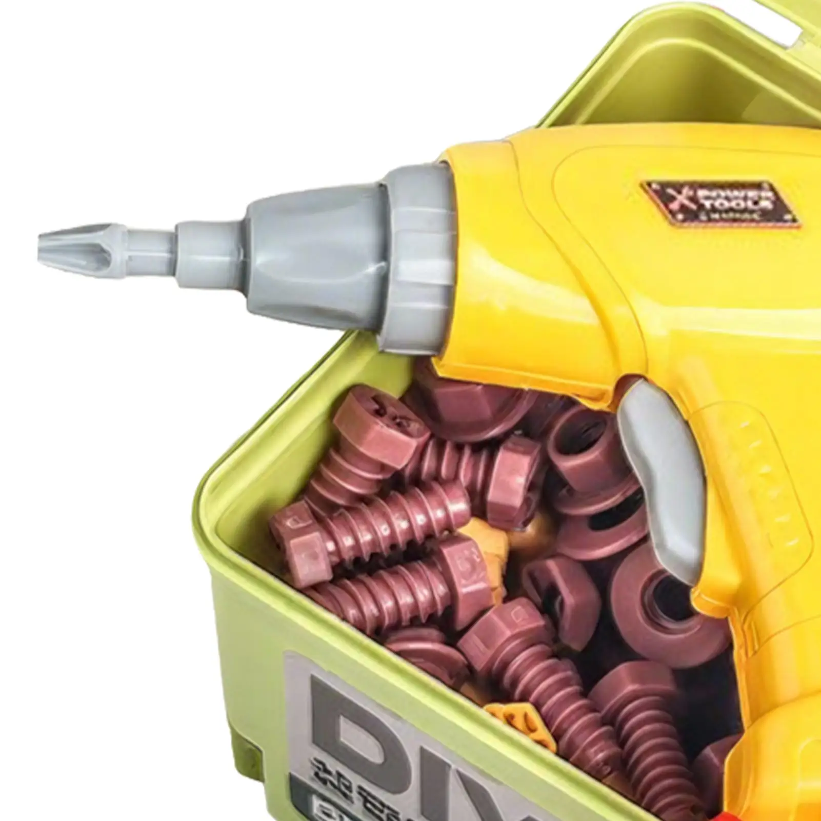 Juguete de taladro, juguetes de construcción con taladro, juego educativo de aprendizaje para niños, construcción para niños pequeños, taller de cumpleaños y Navidad - imagen 4