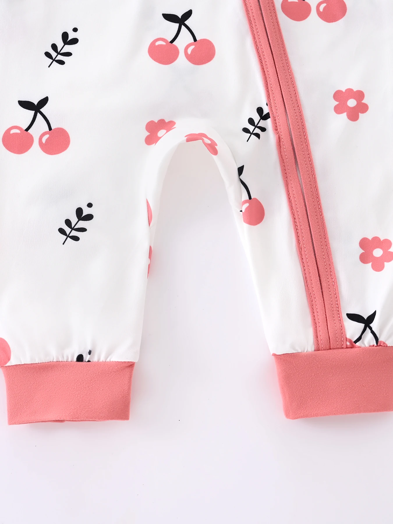 Somenie-mono Unisex para bebé con cremallera, ropa para las cuatro estaciones, pelele bonito de manga larga con estampado de flores para bebé, tendencia - imagen 4