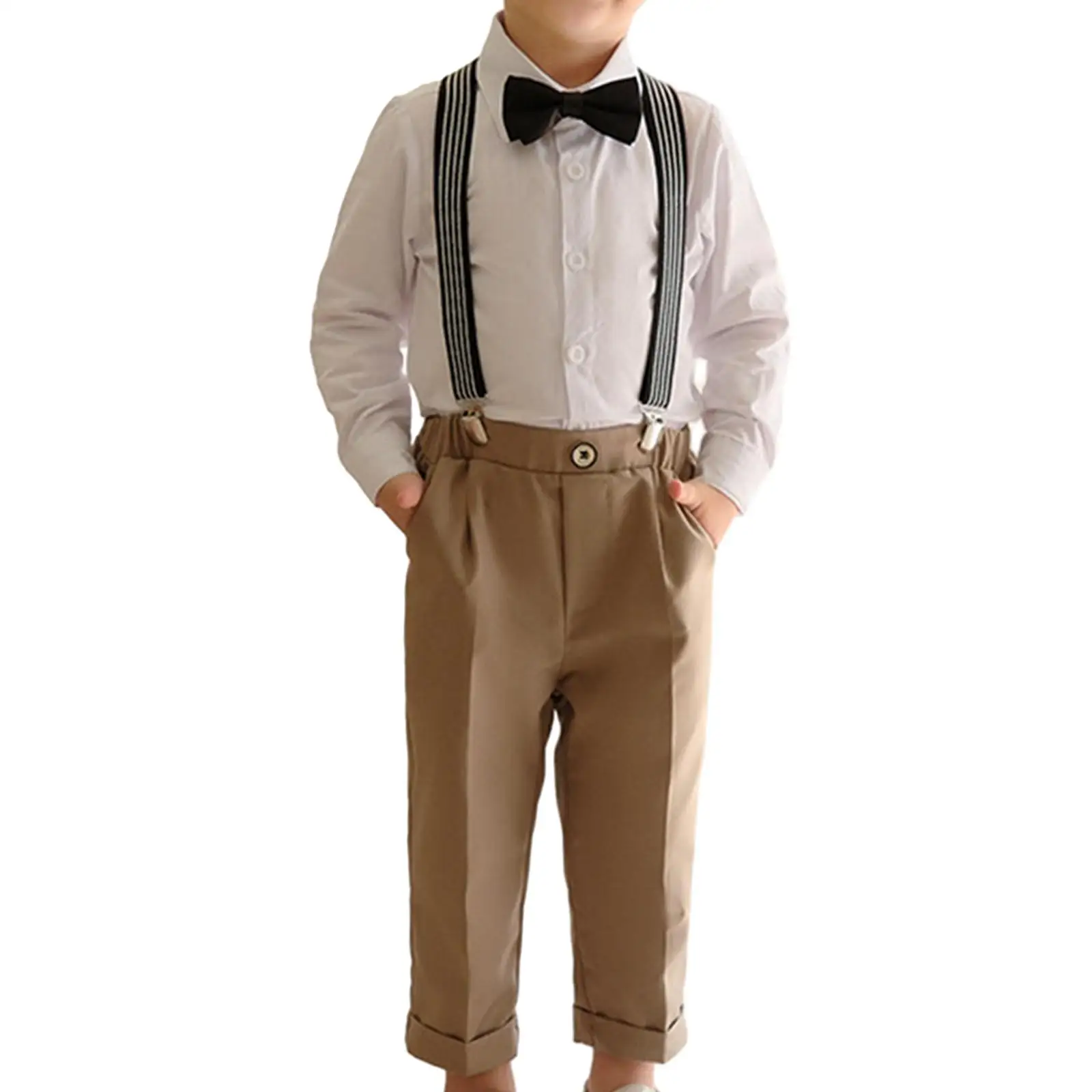 Boys Gentleman Outfit Clothing Boy Clothes for Baptism Birthday Photography