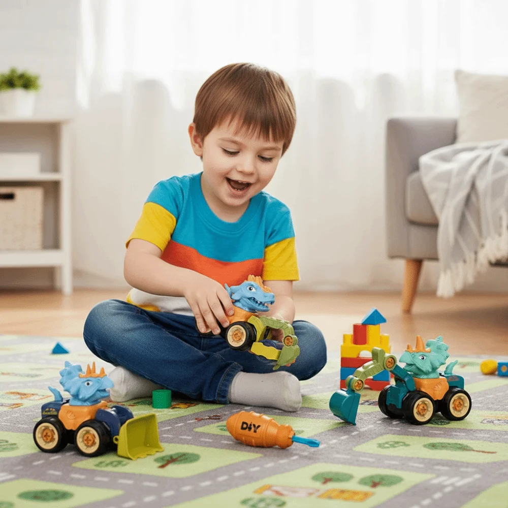 Juguete de construcción con tornillos – Puzzle mecánico infantil - imagen 4