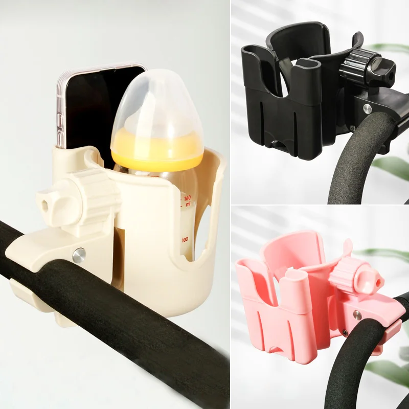 Portavasos para cochecito con rotación 360 grados y ajuste fácil - imagen 2