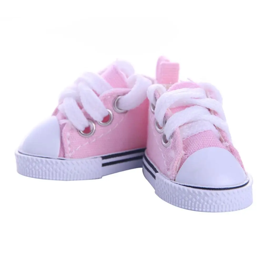 Zapatos de lona multicolor para muñecas – Hechos a mano - imagen 4