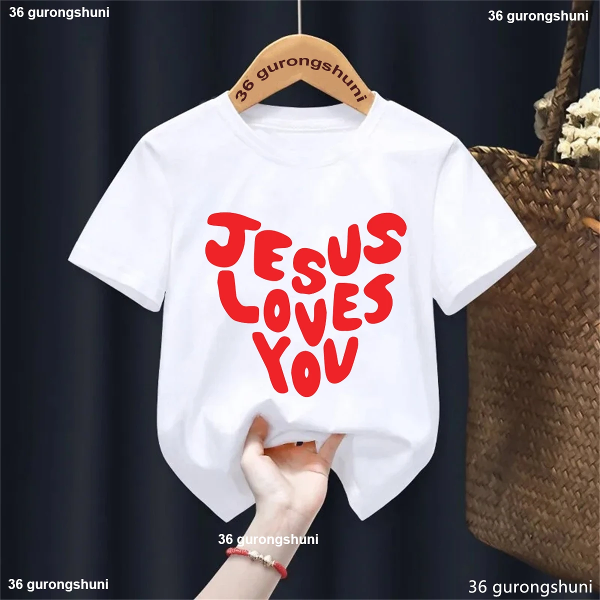 Camiseta Jesús te ama para niños - Verano