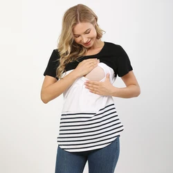 Camisetas de lactancia talla grande para el embarazo veraniego