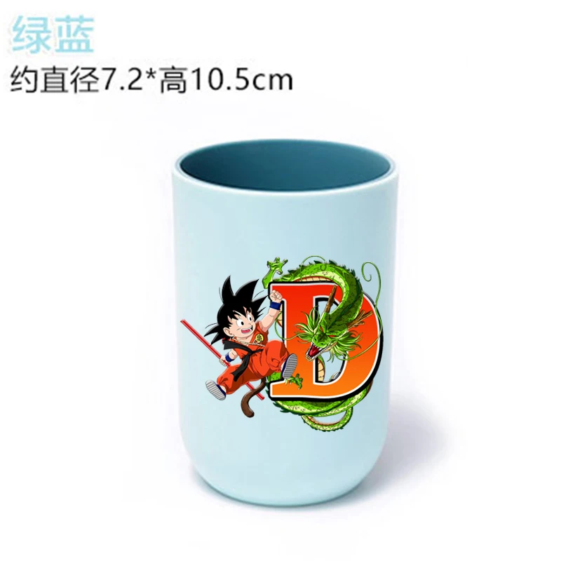 Taza de cepillado de bolas de dragones, tazas de Goku de Anime para hombres, taza de dibujos animados para niños y niñas con empuñadura, regalos de cumpleaños multifuncionales - imagen 4