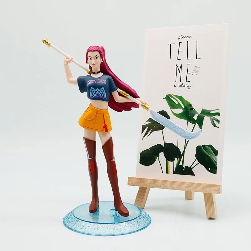 3 unids/set K-pop Demon Hunters Anime figuras de juguete 16cm Rumi Mira Zoey Sussy estatuilla muñeca Fans regalo de Navidad - imagen 5