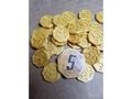 10pcs gold token