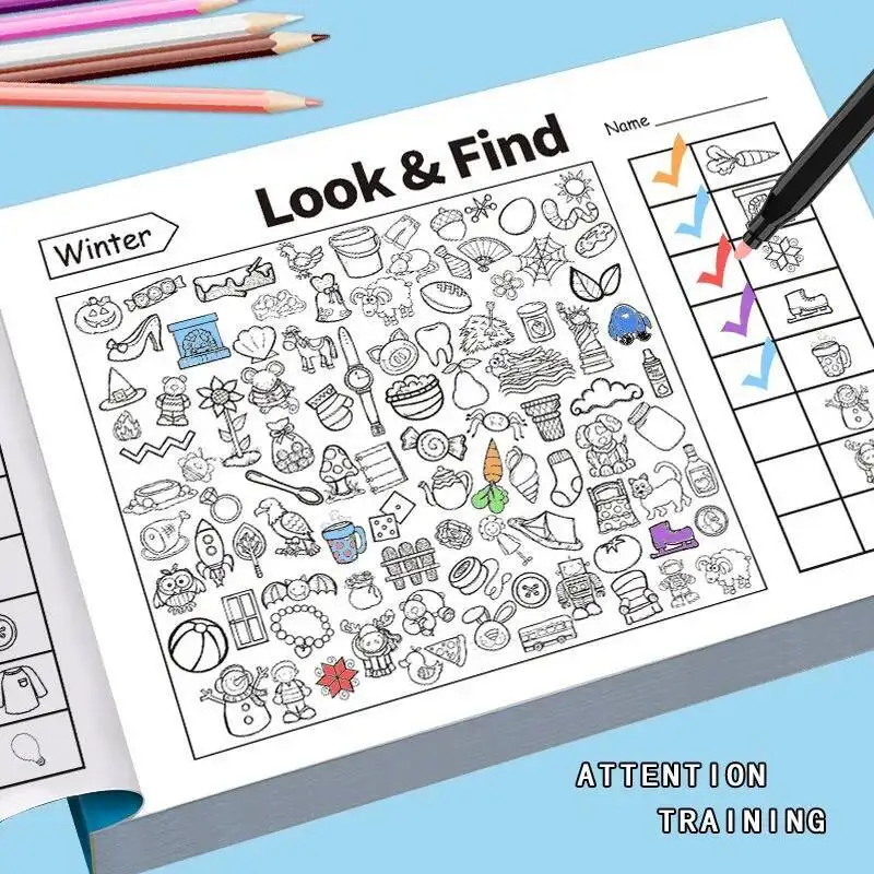 Libro para colorear y buscar objetos ocultos para niños - imagen 2