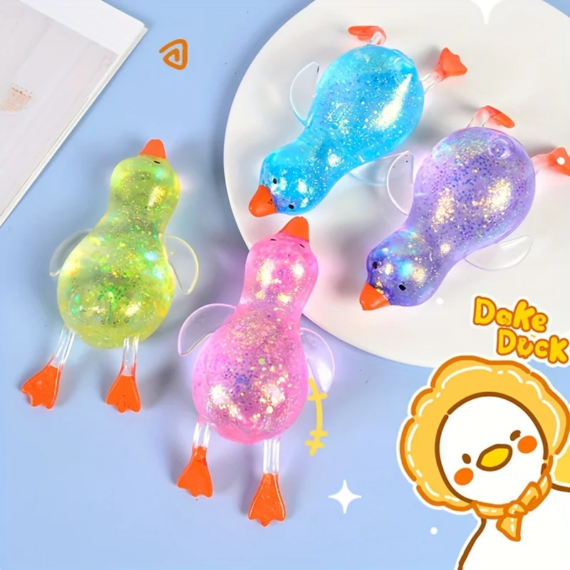 Pato de peluche elástico antiestrés – Juguete infantil y regalo - imagen 5