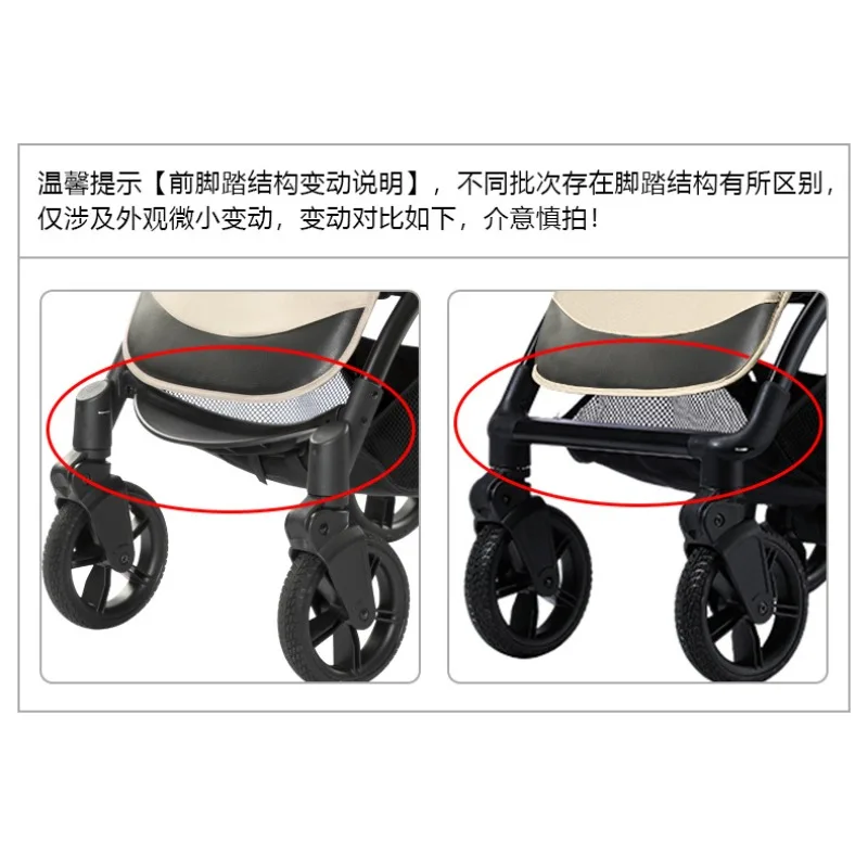 Cochecito de bolsillo ligero plegable reclinable para viajes en un clic - imagen 2