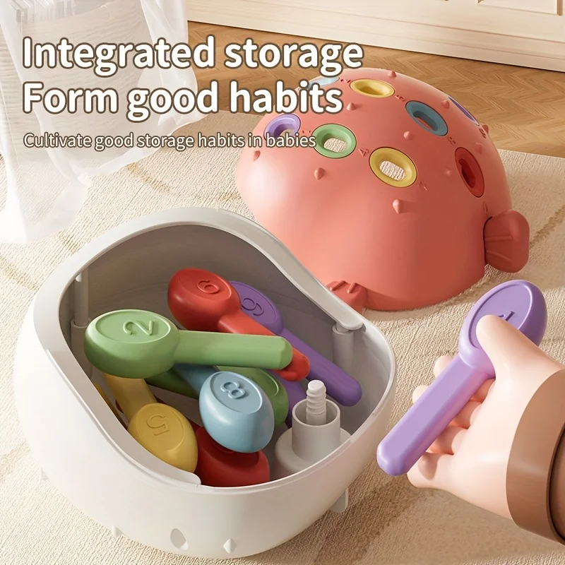 Juguetes interactivos coloridos de construcción de pez globo |   Mejora las habilidades motoras, la creatividad y el reconocimiento de color, los regalos para niños - imagen 5