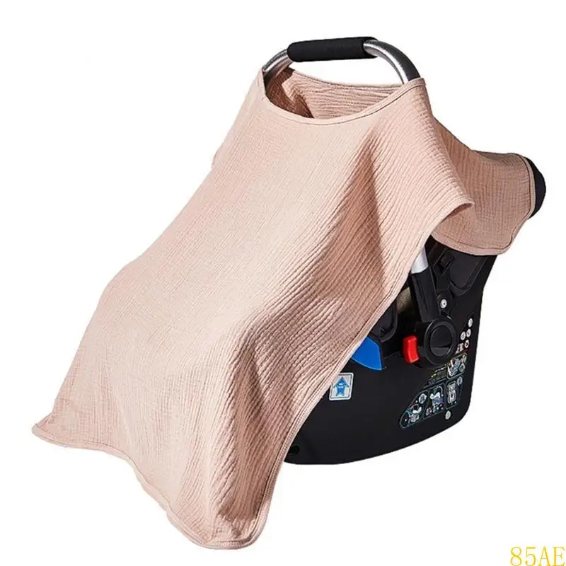 85AE Multifunción Bufanda enfermería infantil fácil transporte/cubierta silla Drapea enfermería para bebé suave - imagen 2