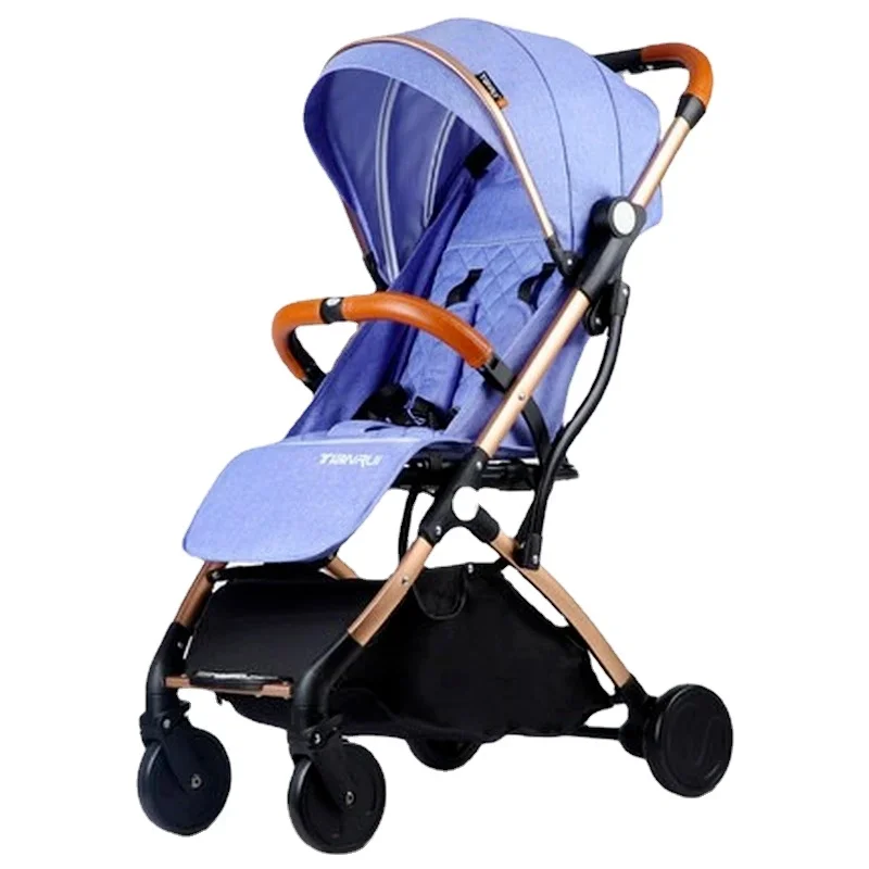 Cochecito de bebé ligero 2025, portátil, puede sentarse, cochecito de viaje, cochecito de bebé, cochecito de cuatro ruedas - imagen 5