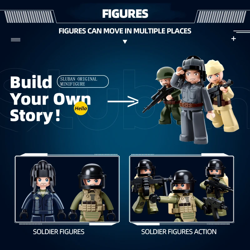 604 Uds. T-54S del ejército modelo de tanque medio ladrillos WW2 tanque arma juego de bloques de construcción con figura juguetes educativos DIY para niños - imagen 5