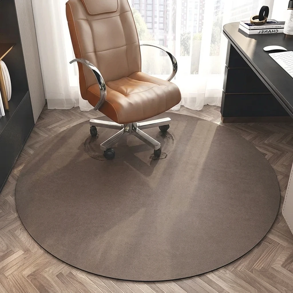 Alfombrilla redonda antideslizante para silla de oficina con ruedas - imagen 3